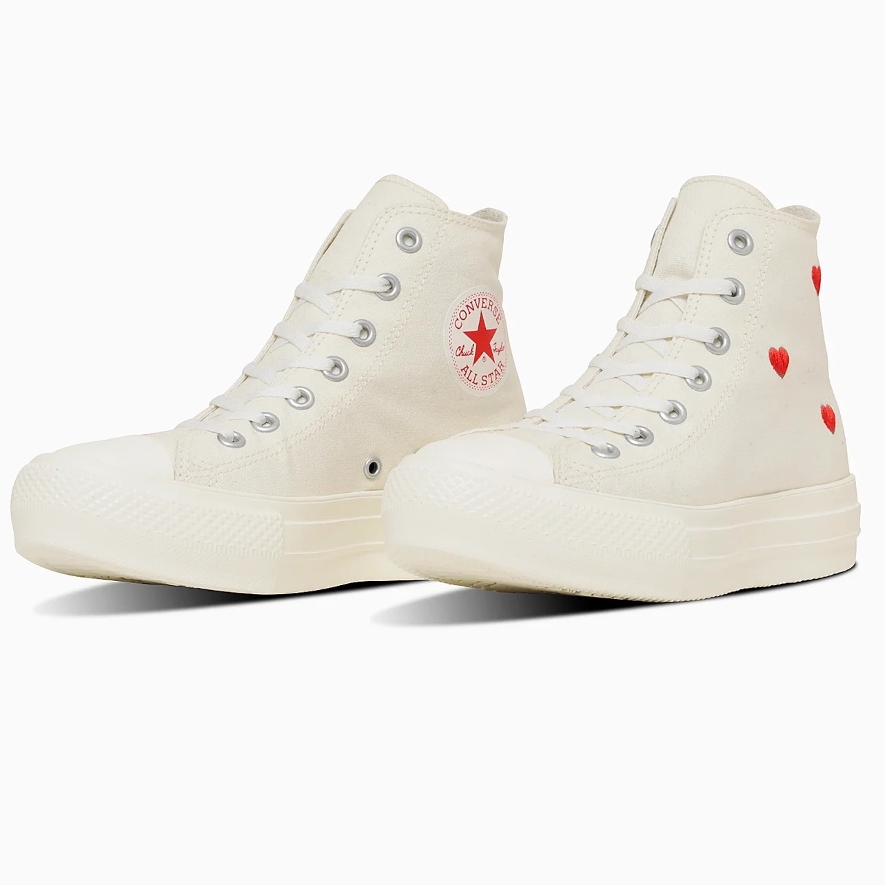 converse LIGHT HT HI 小愛心帆布鞋