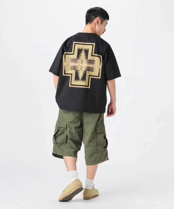 日本 BEAMS × PENDLETON 別注混紡抽繩短袖