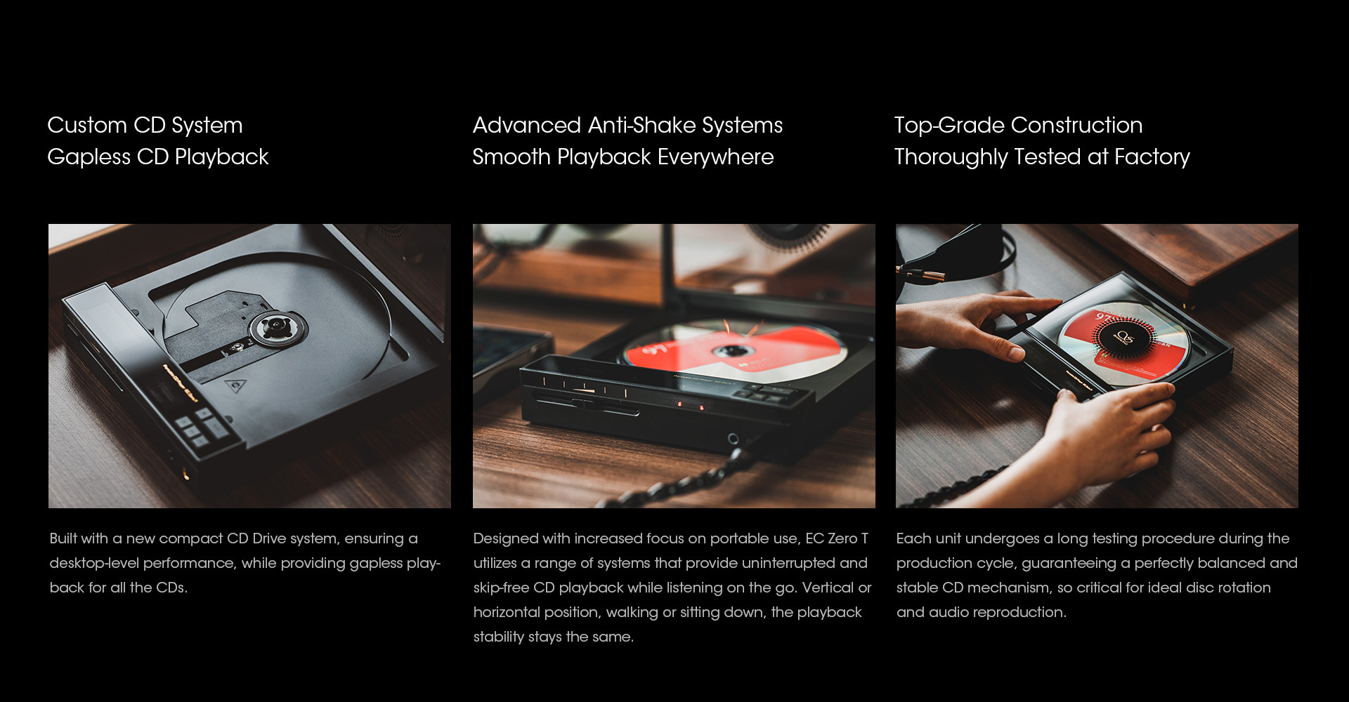 Shanling EC Zero T R2R DAC/Tube Portable CD Player