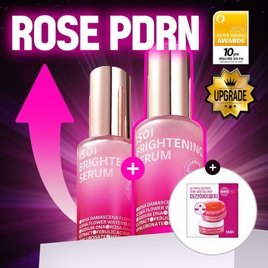 [01/05 - 30/05] isoi Rose PDRN Brighteing Serum 20ml [Olive Young Double Planning Set]