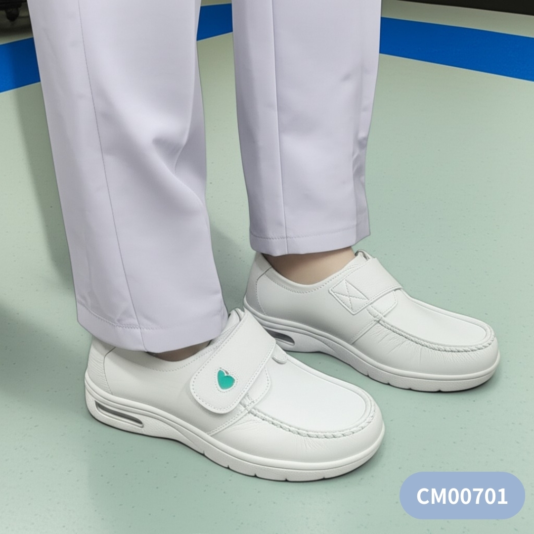 [現貨] 黏貼式導流護師鞋-CM00701