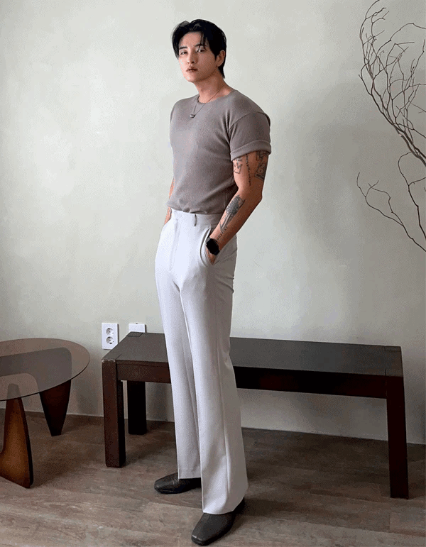 船領肌肉版羅紋短袖T卹