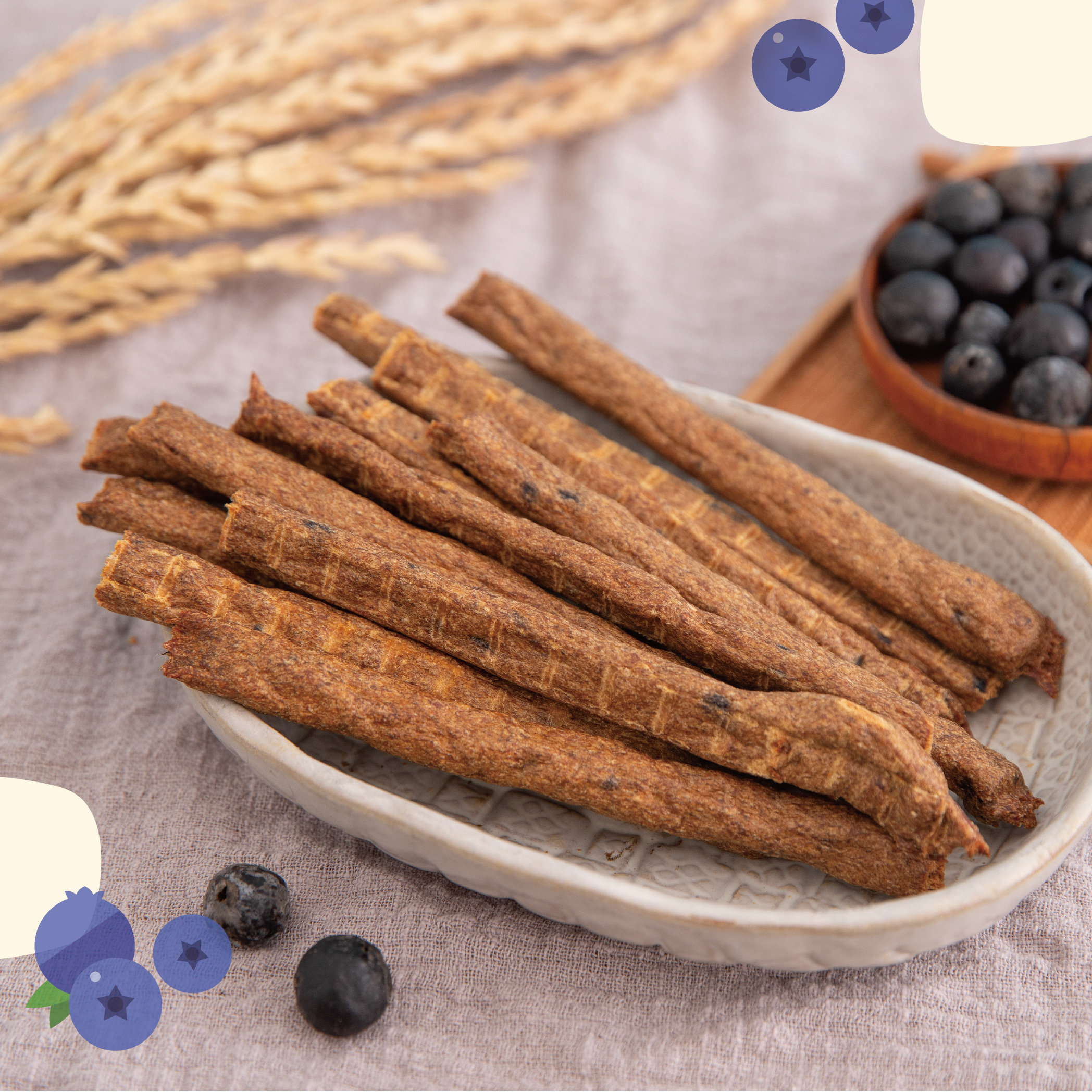 飼糧倉|美式藍莓羊肉條100g