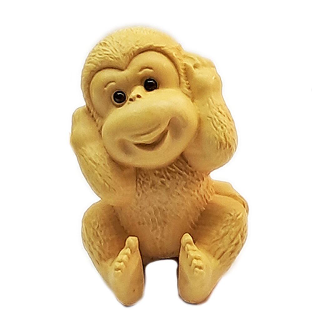 猴{黃楊木}高6公分 【十方】154810