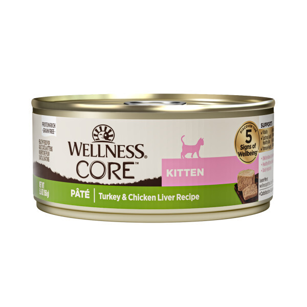 Wellness Core - [Classic Pate 肉泥] (無穀物) 幼貓配方 火雞 + 雞肝 Kitten Turkey & Chicken Liver 156g  (新包裝)