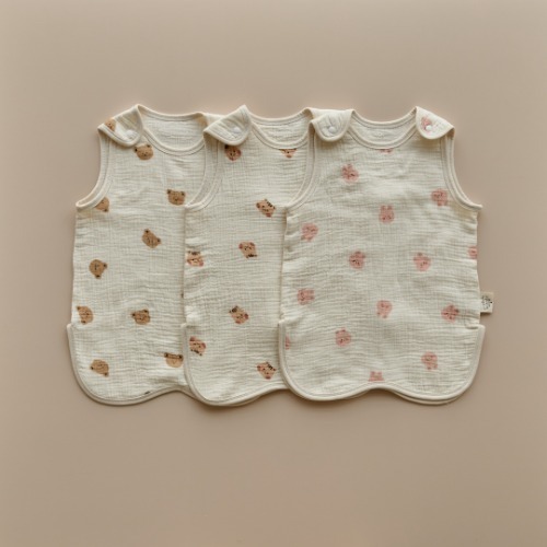 25S/S 圓圓臉棉紗系列-透氣睡眠馬甲