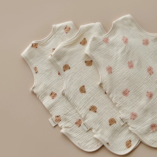 25S/S 圓圓臉棉紗系列-透氣睡眠馬甲