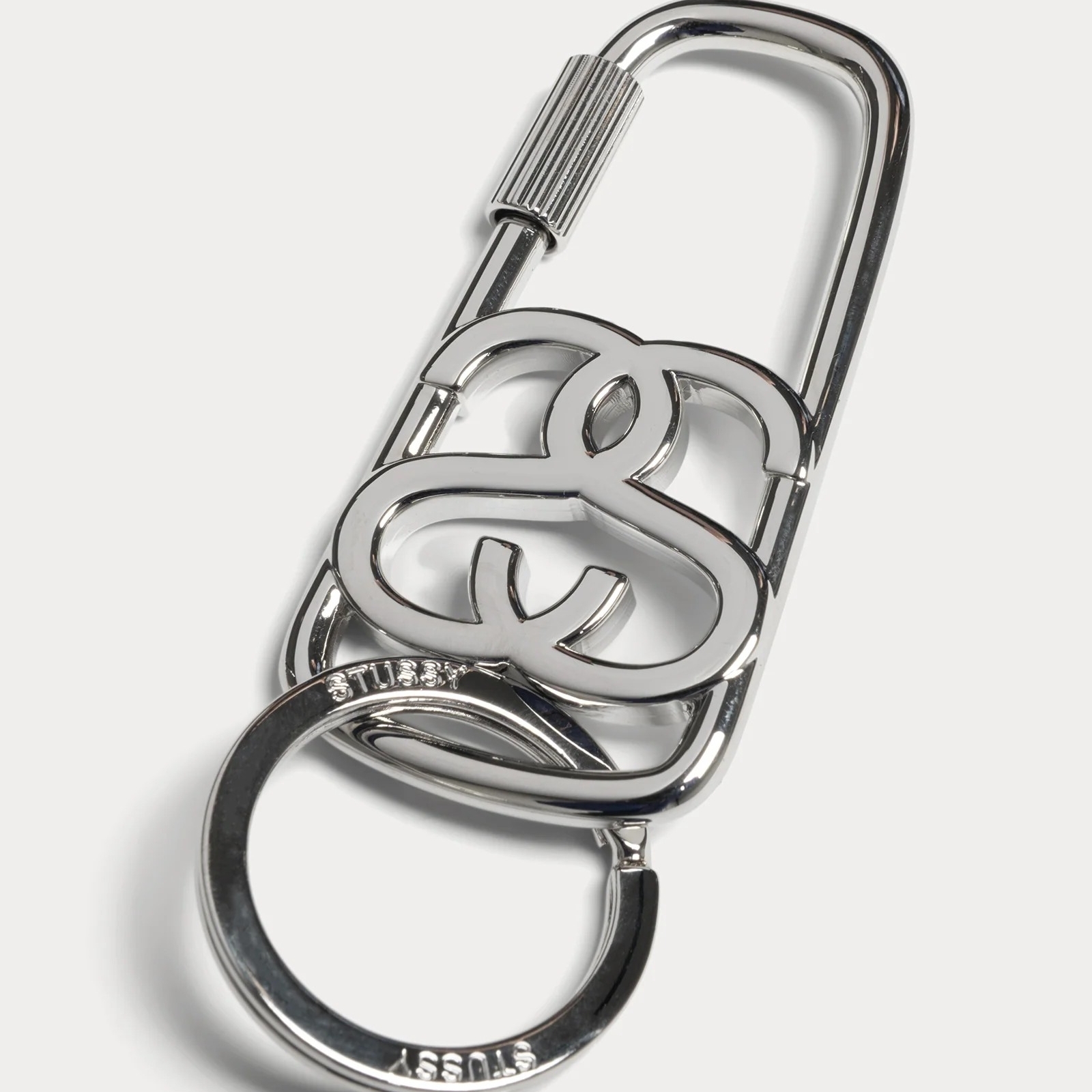 STUSSY SS LINK TWIST CARABINER 雙S 吊飾鑰匙圈