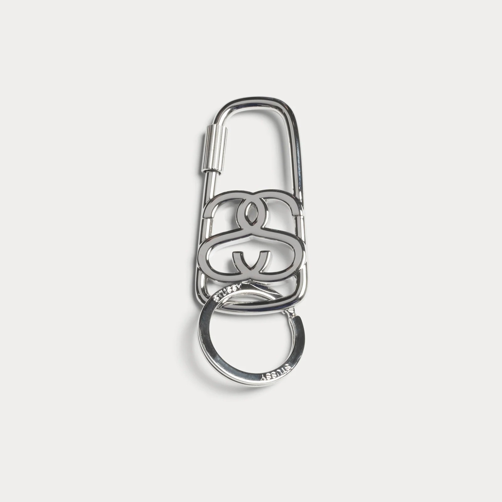 STUSSY SS LINK TWIST CARABINER 雙S 吊飾 鑰匙圈