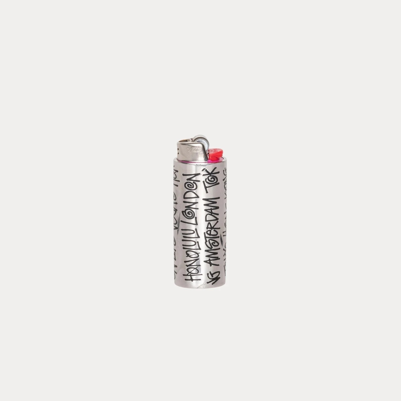 STUSSY CITY METAL LIGHTER CASE 字體 打火機殼