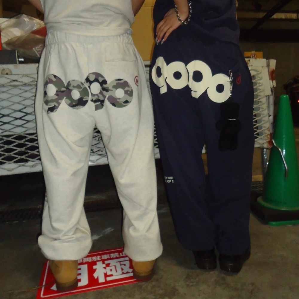 9090 90 Logo Light Sweat Pants 字體 迷彩 棉褲 NN1960