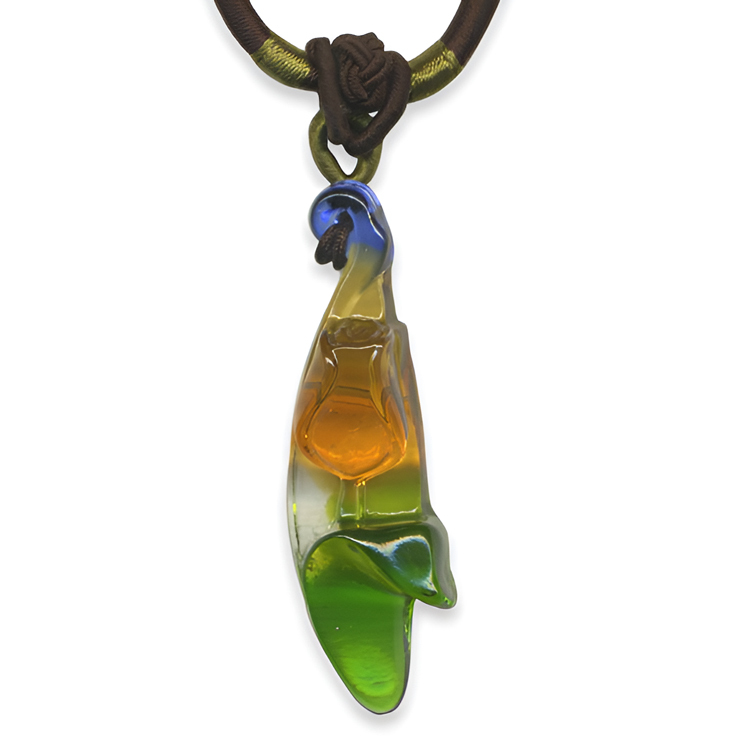 鹿港窯禮品館|居家開運 鬱金香 琉璃項鍊