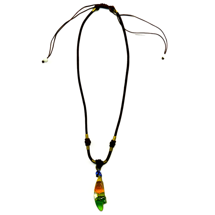 鹿港窯禮品館|居家開運 鬱金香 琉璃項鍊