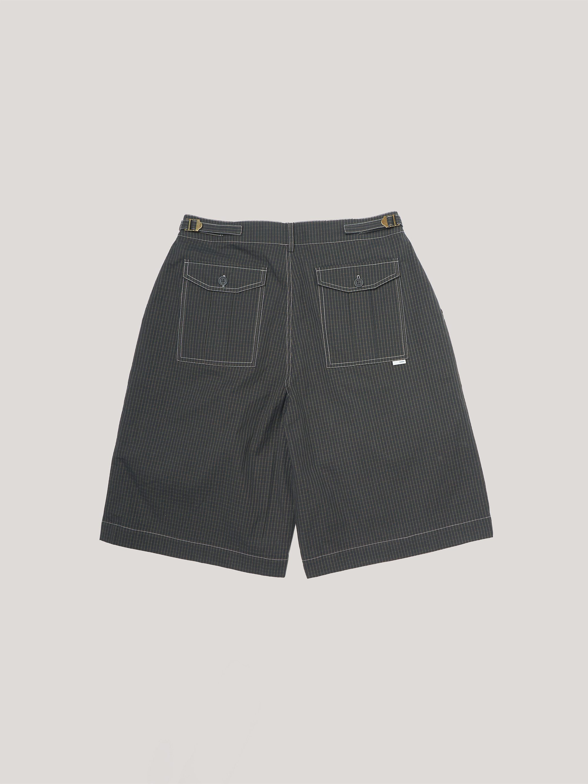 SCRT GRIDSTOP PLEATED SHORTS 短褲