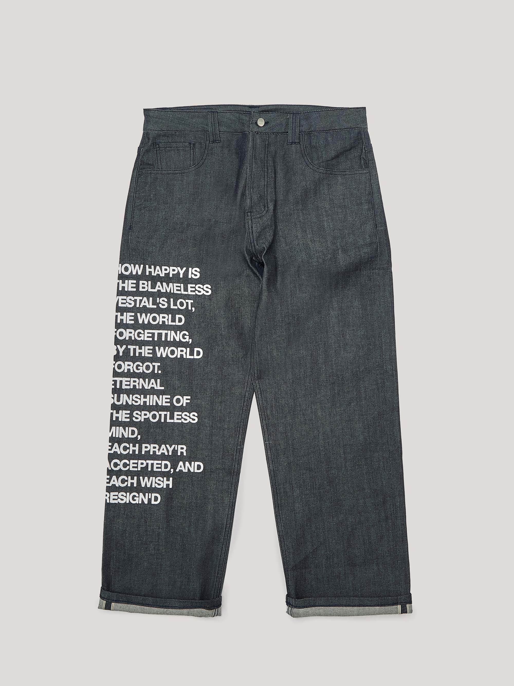 SCRT SELVEDGE POEM JEANS 長褲