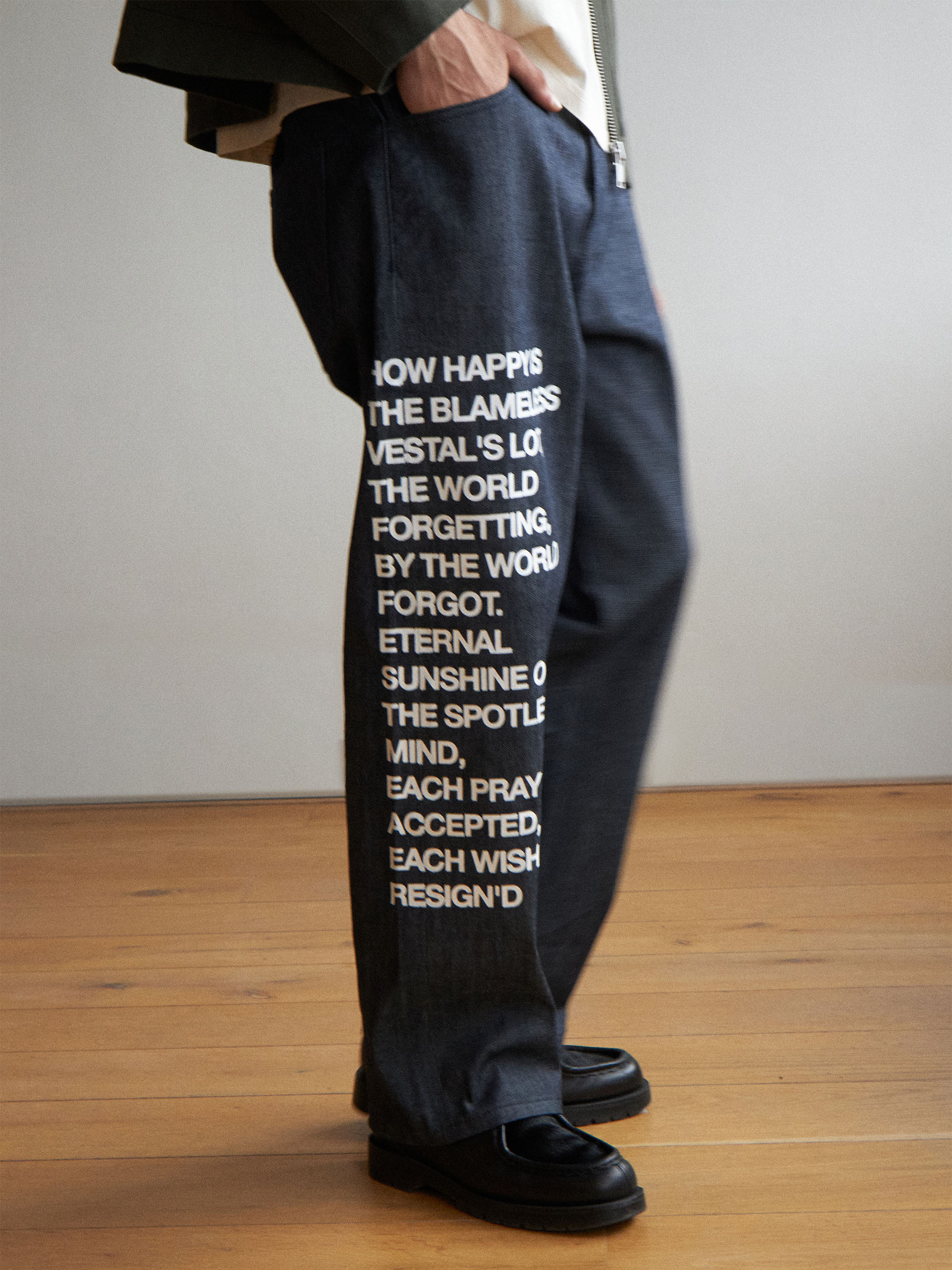 SCRT SELVEDGE POEM JEANS 長褲