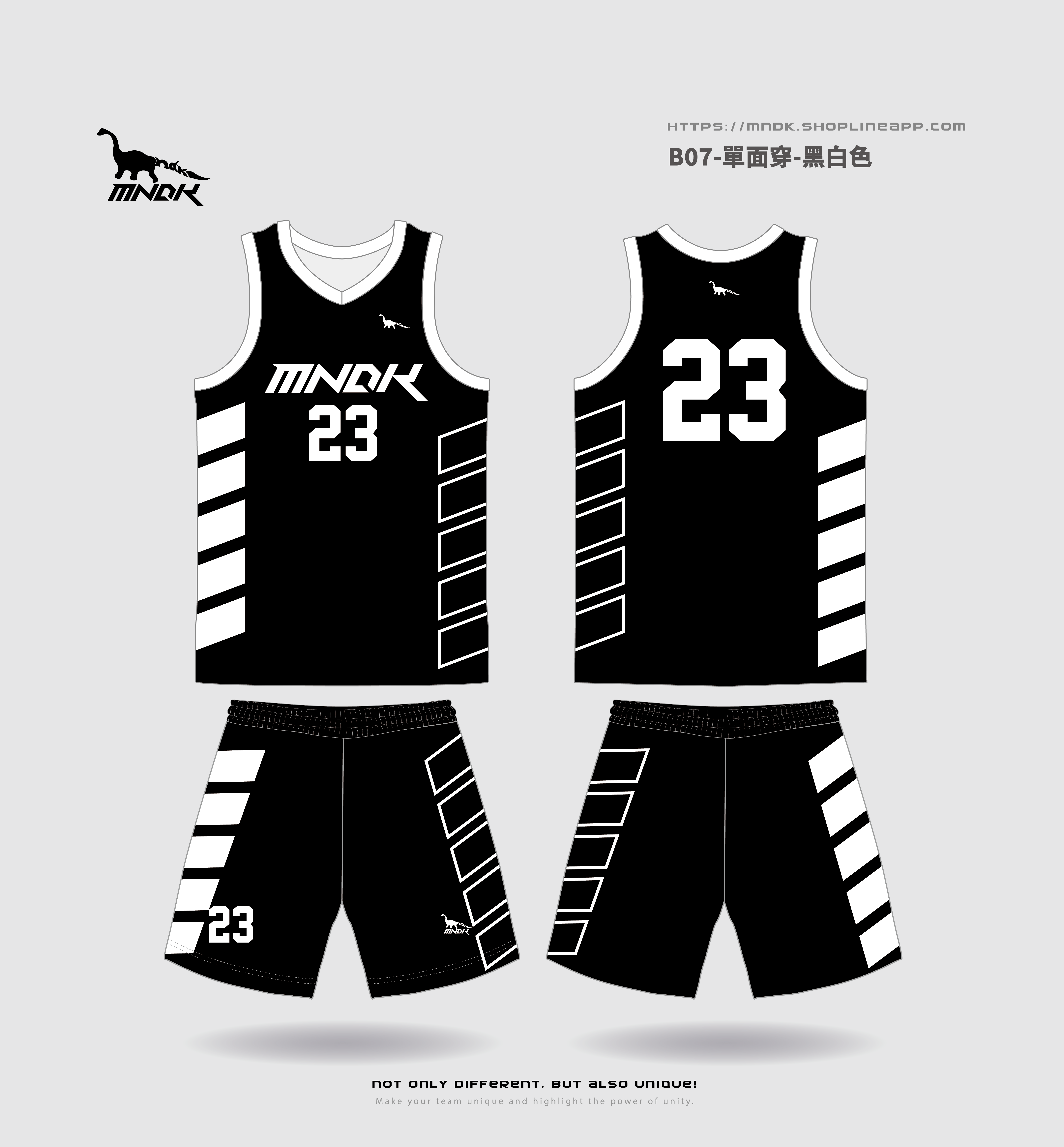 MNDK莫納帝克｜客製化團體服｜專業運動服｜公司制服｜台中 basketball B07