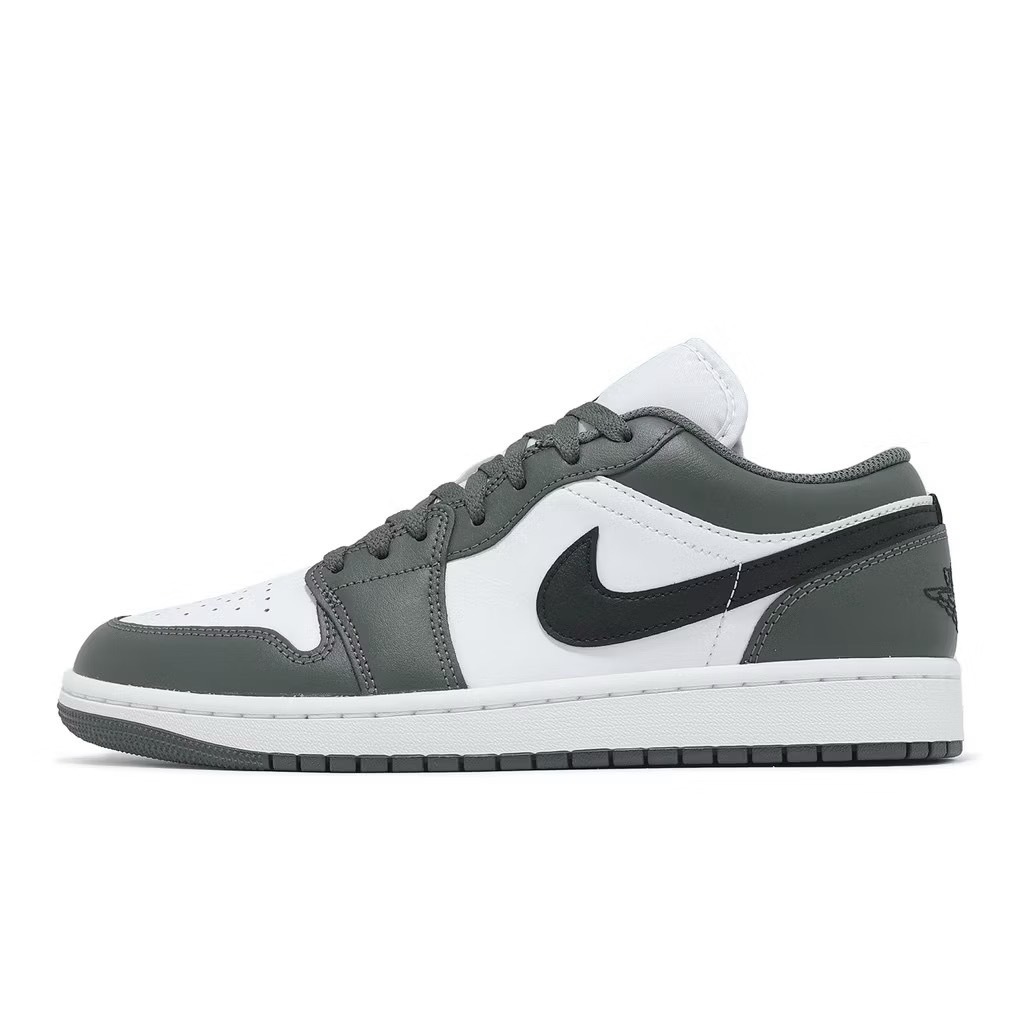 Nike Air Jordan 1 Low 男鞋 灰 白 低筒 AJ1 一代 553558-152 553560-152