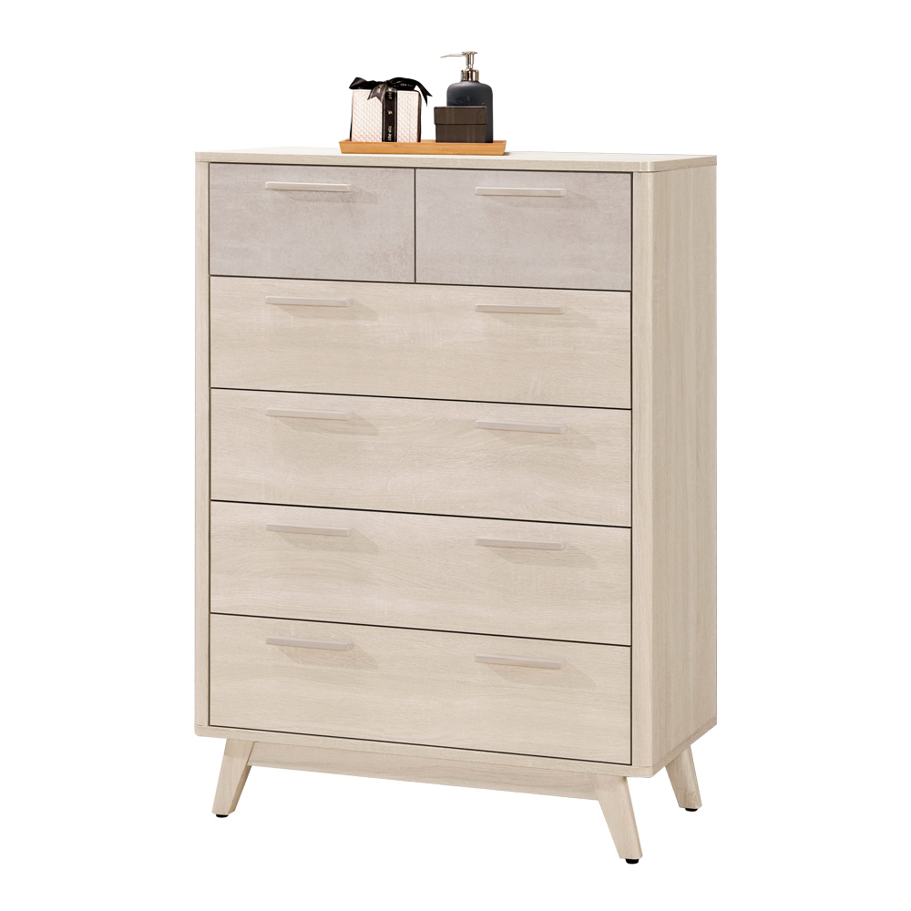 漢森2.7尺六斗櫃/六抽收納櫃/置物櫃