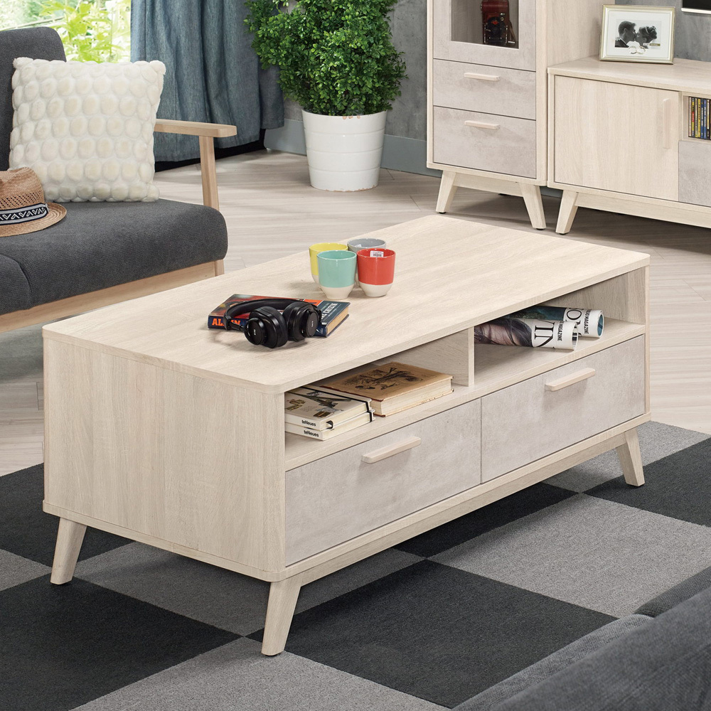 漢森4尺二抽大茶几