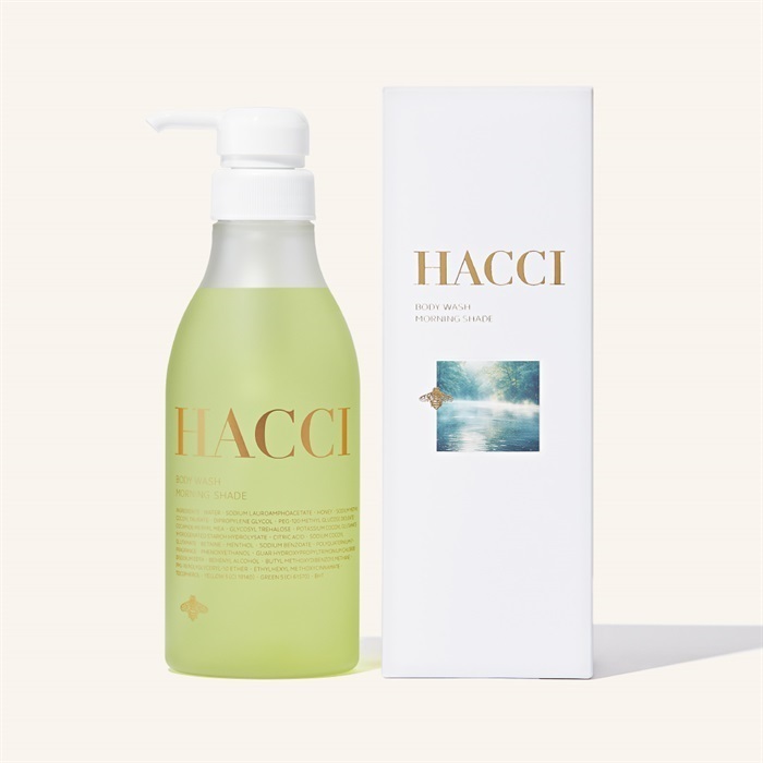 [限定] HACCI Body Wash BEE HUG Morning Shade 清涼沐浴露 385ml
