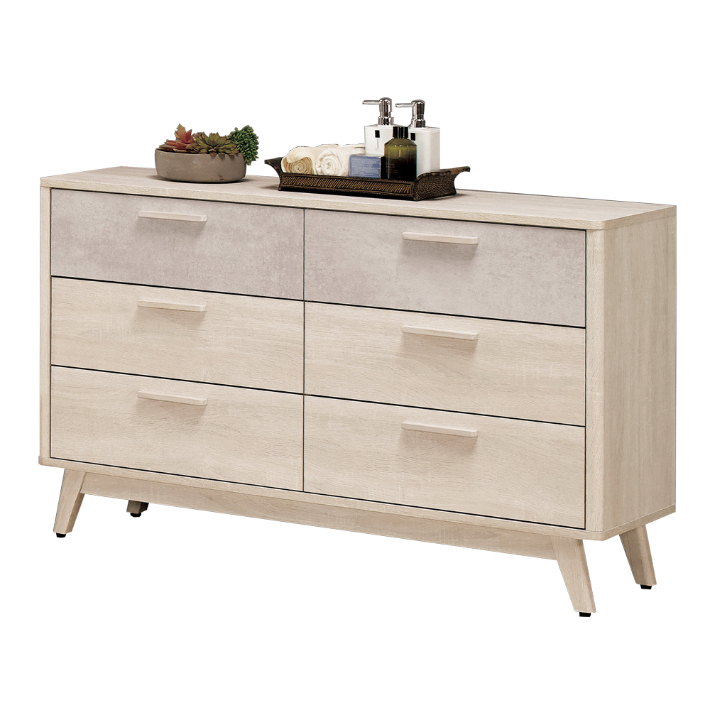 漢森4尺六斗櫃/六抽收納櫃/置物櫃