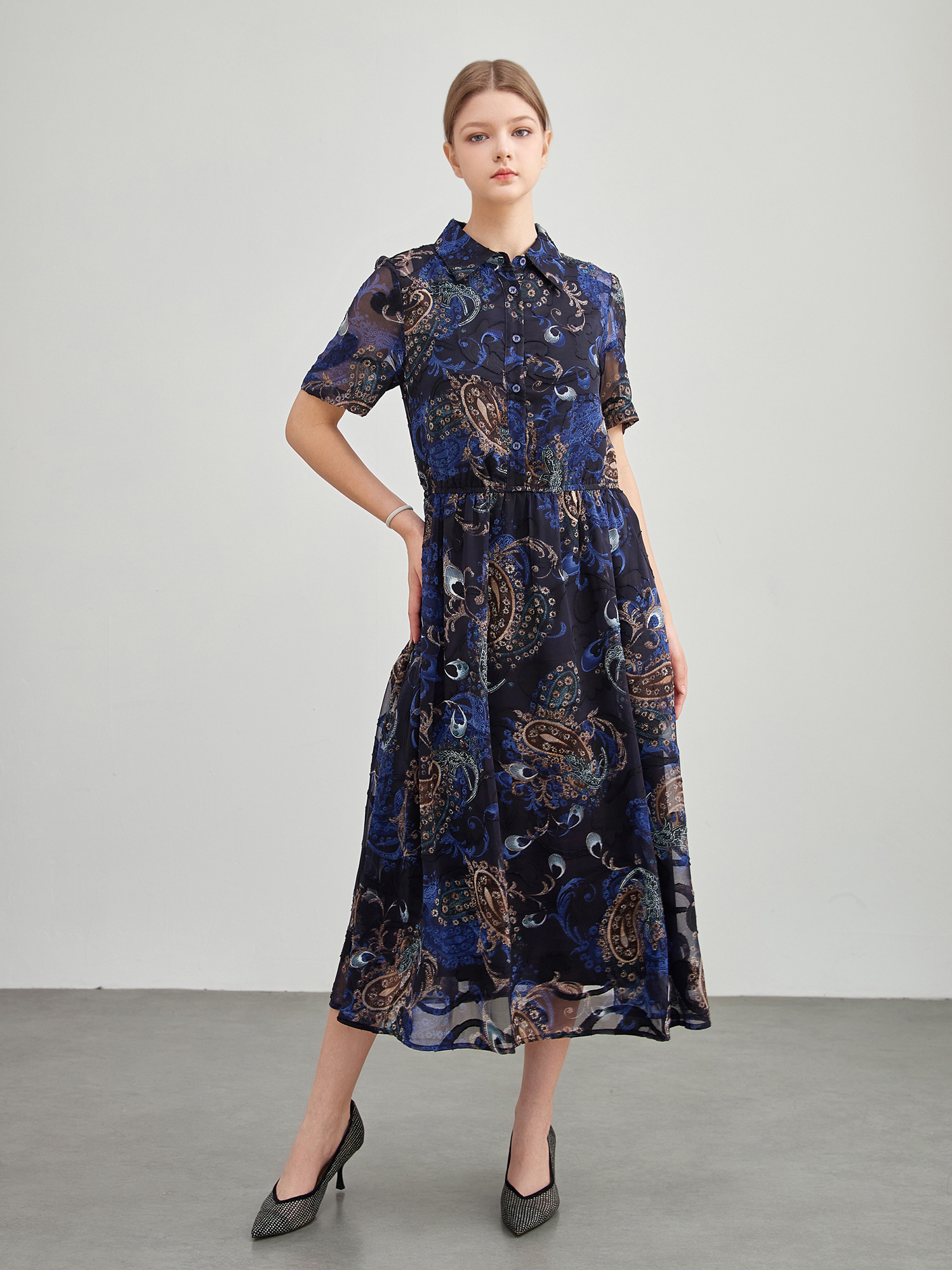 mi-tu 印花連身裙