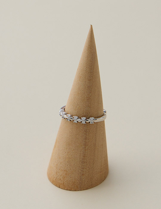 輕奢蝴蝶點鑽可調式戒指-2