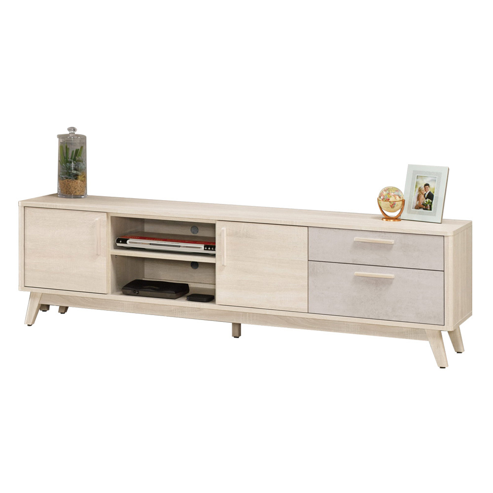 漢森6尺二門右二抽電視櫃/長櫃/視聽櫃