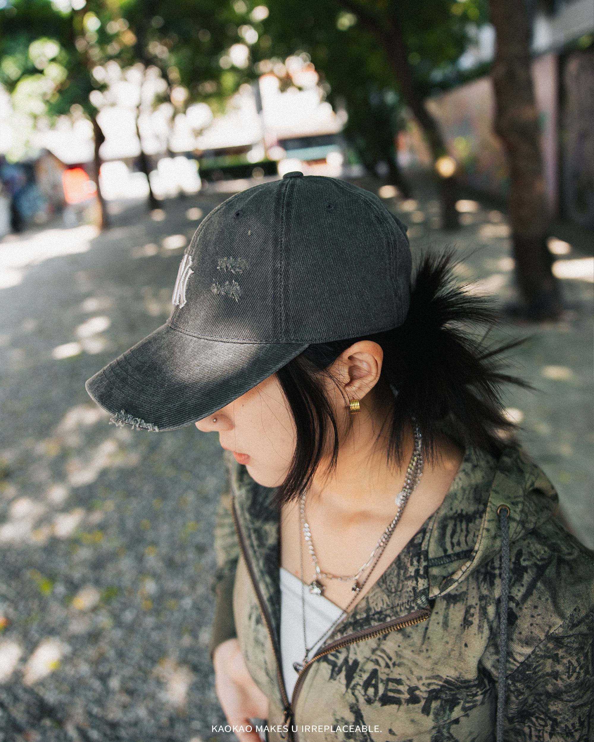 韓國MLB 水洗破壞 棒球帽