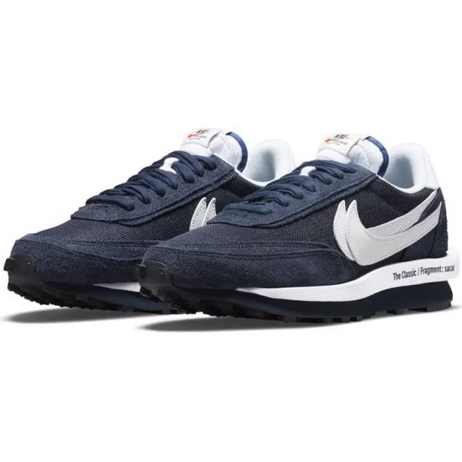 <連線代購商品>Sacai X Fragment Design X Nike 運動鞋款 三方聯名深藍 DH2684-400
