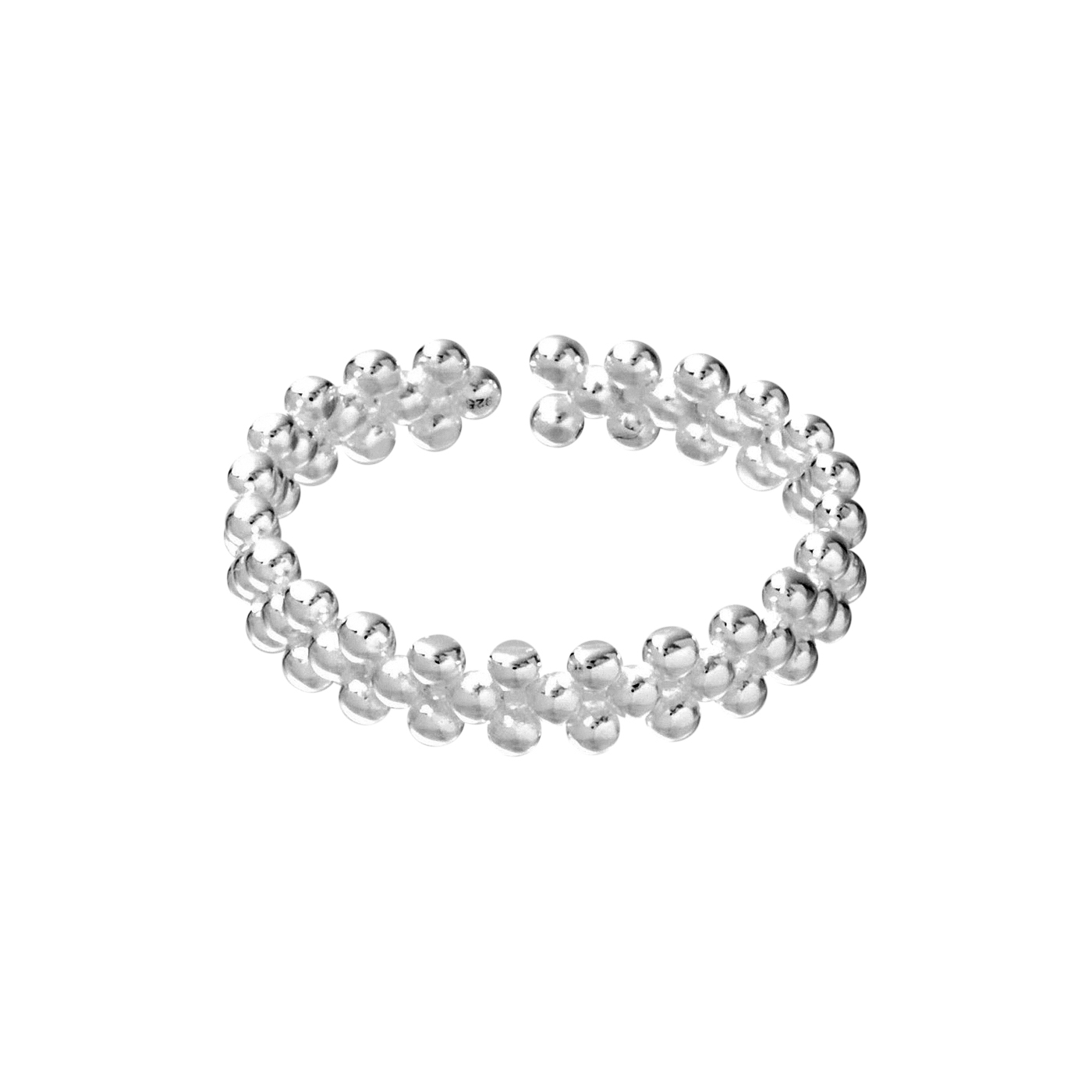 純銀,圓點,戒指,平價飾品