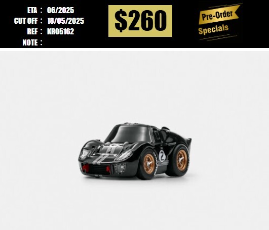 PO-$260 * KR * FORD GT40 MK2 BLACK #2 [OD16/05]