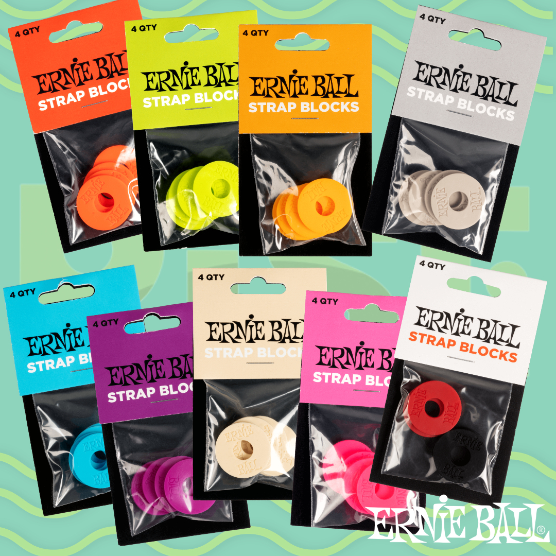 Ernie Ball Strap Blocks 安全背帶 扣環 電吉他 木吉他 貝斯 背帶扣