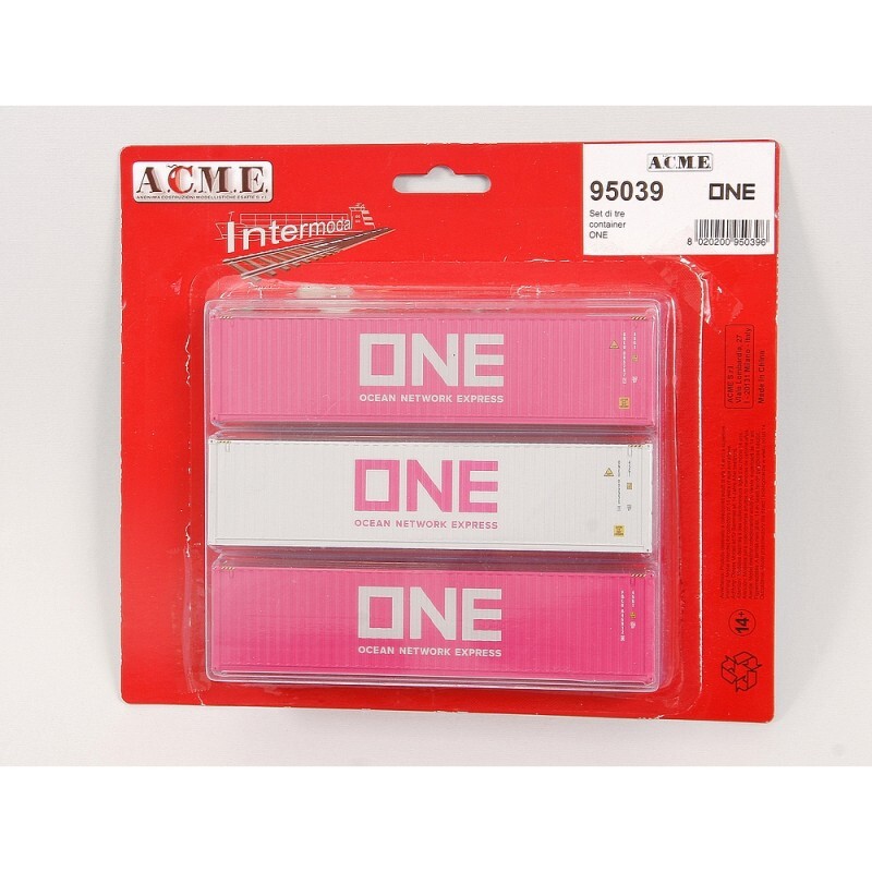 A.C.M.E. 95039 HO規 ”ONE“ 40呎 貨櫃組