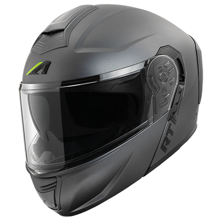 ASTONE RT6 素色 金屬灰 上掀式 可樂帽