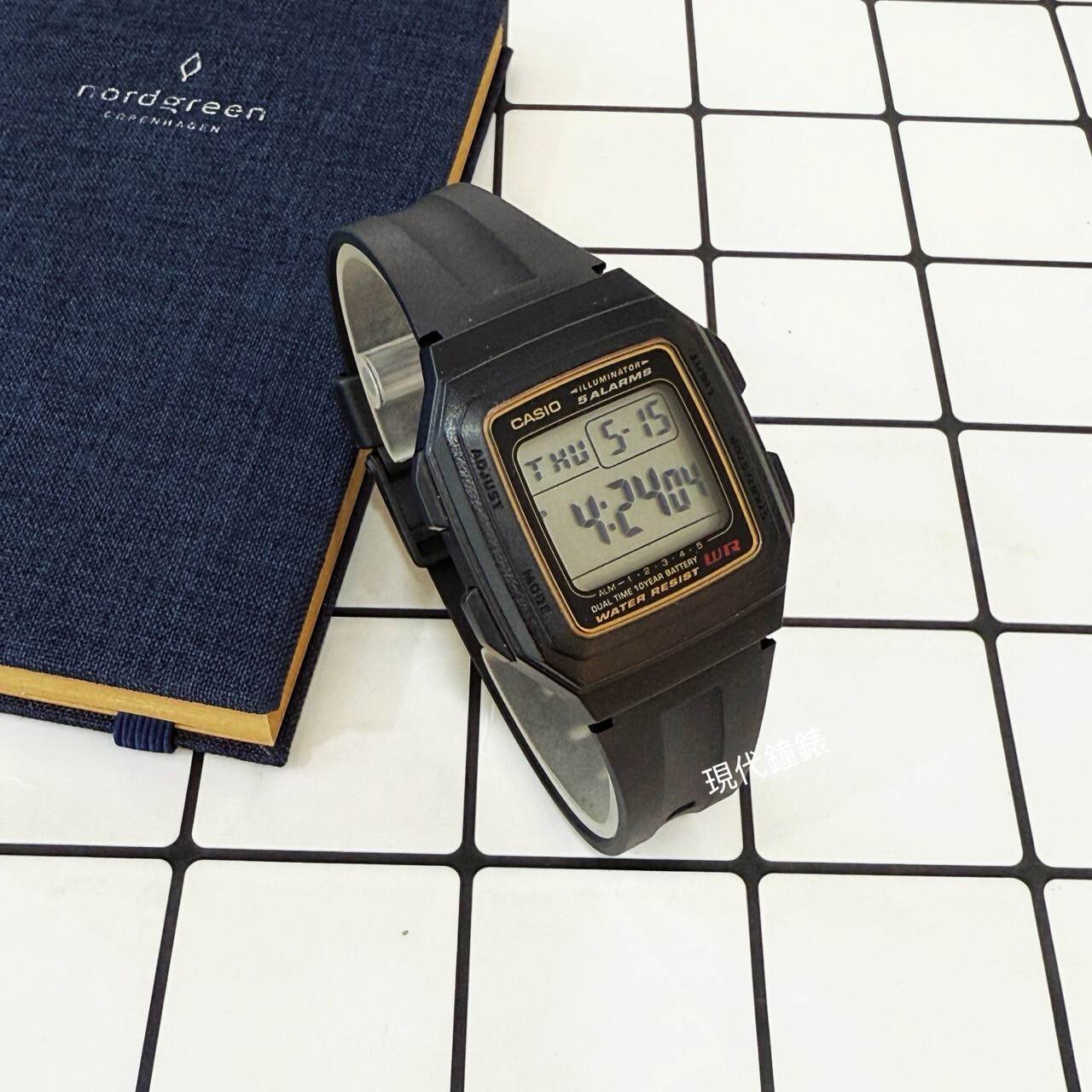 【CASIO 卡西歐】經典耐力電子錶F-201WA-9A 34mm 現代鐘錶