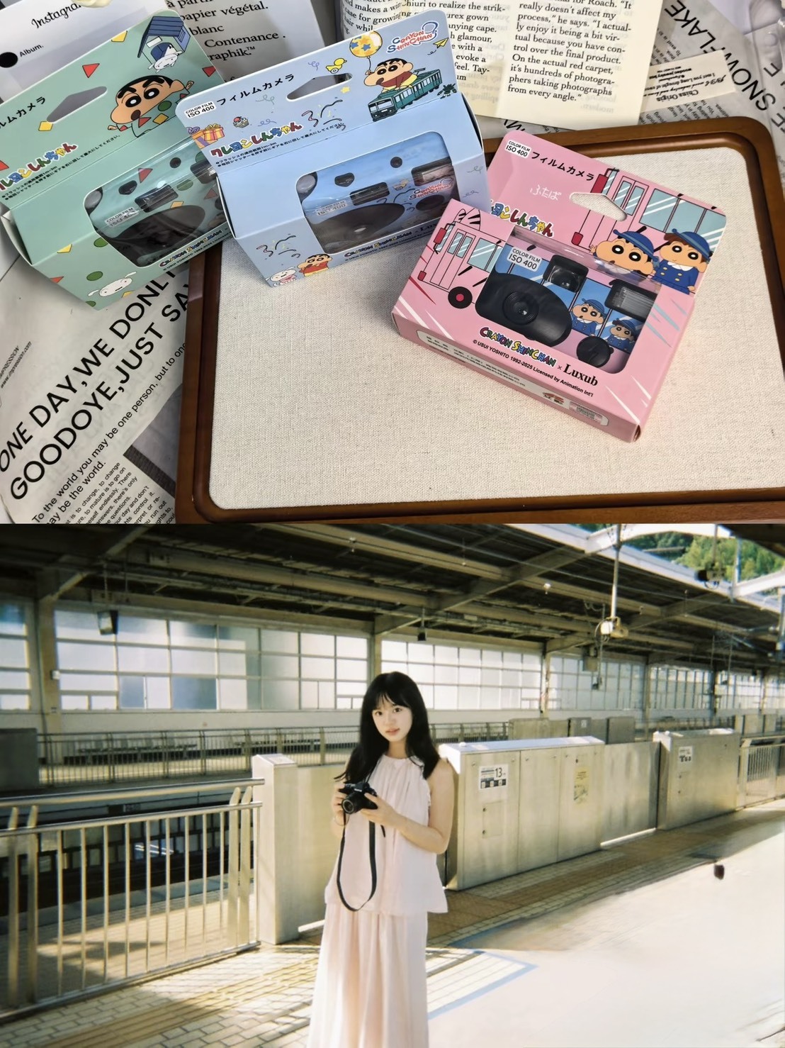 KTQ STORE ‧ IKYOU x  Crayon Shinchan 蠟筆小新 柯達膠捲 一次性相機