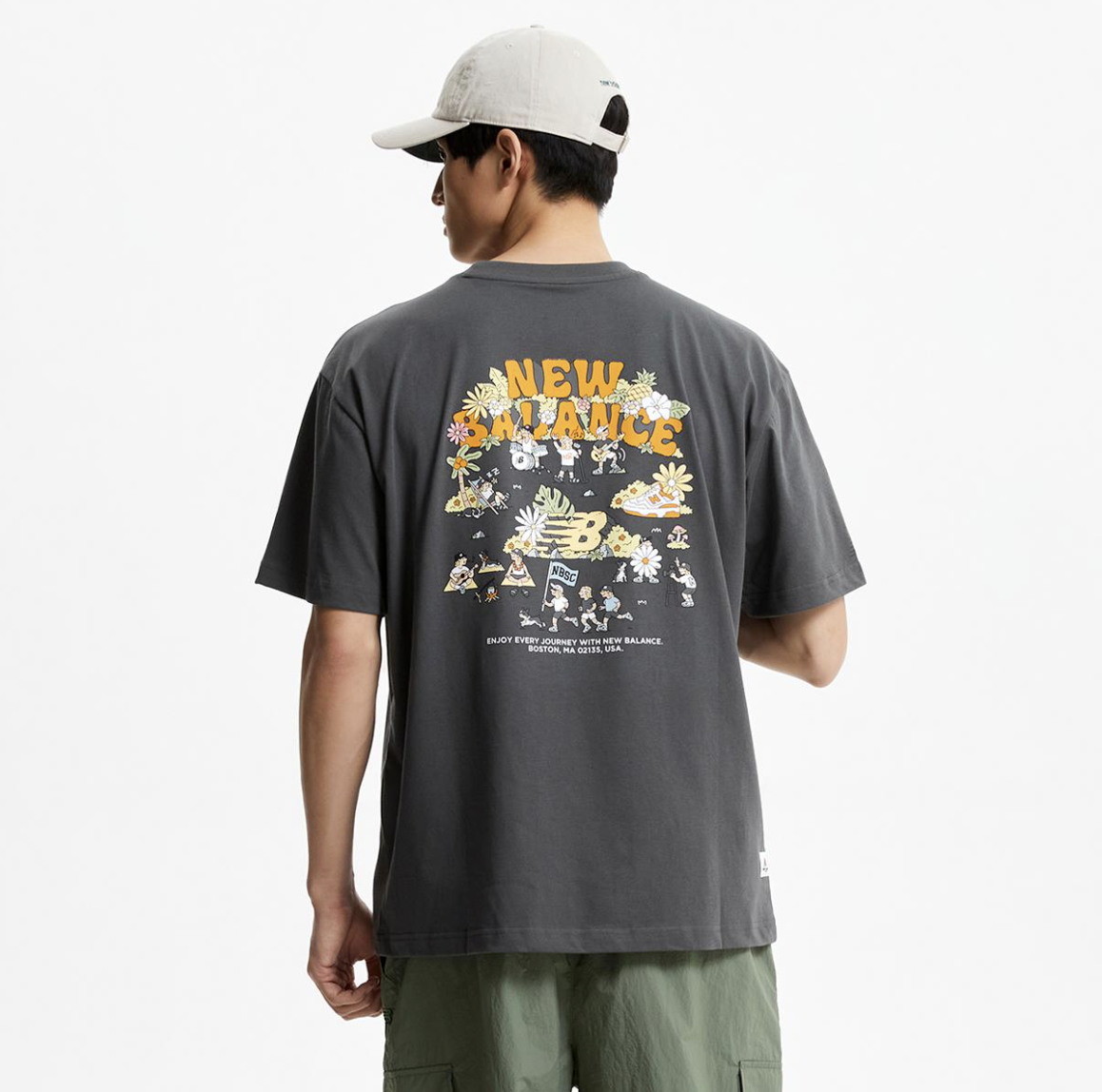韓國New Balance UNI NB BOY Picnic Festival 男女裝短袖T恤