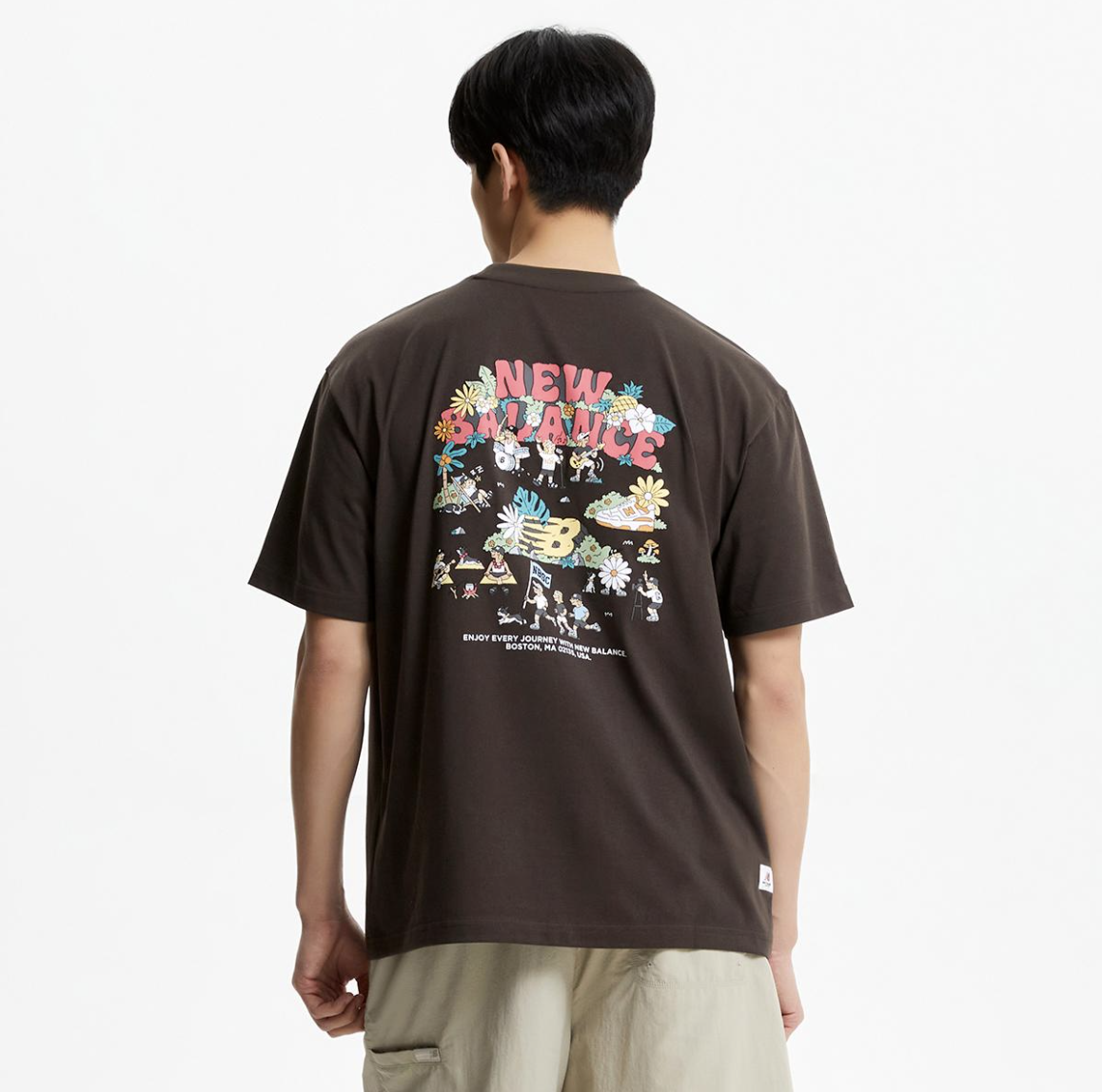 韓國New Balance UNI NB BOY Picnic Festival 男女裝短袖T恤