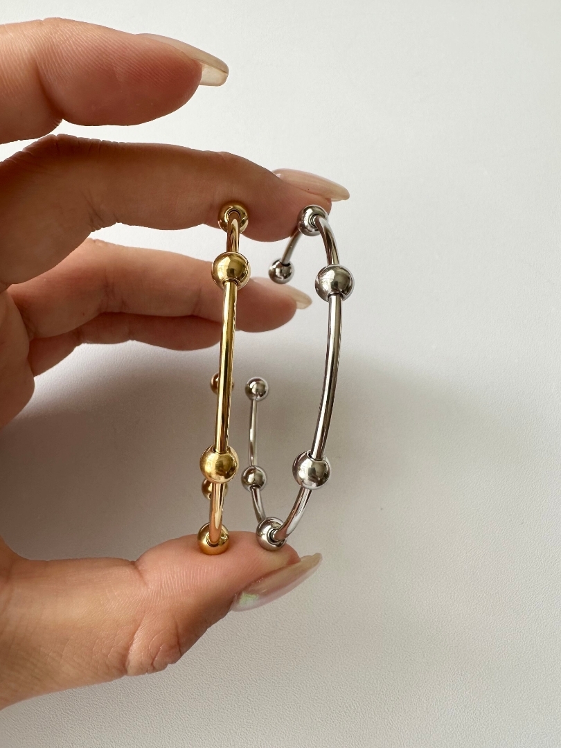 SS ball design bangle