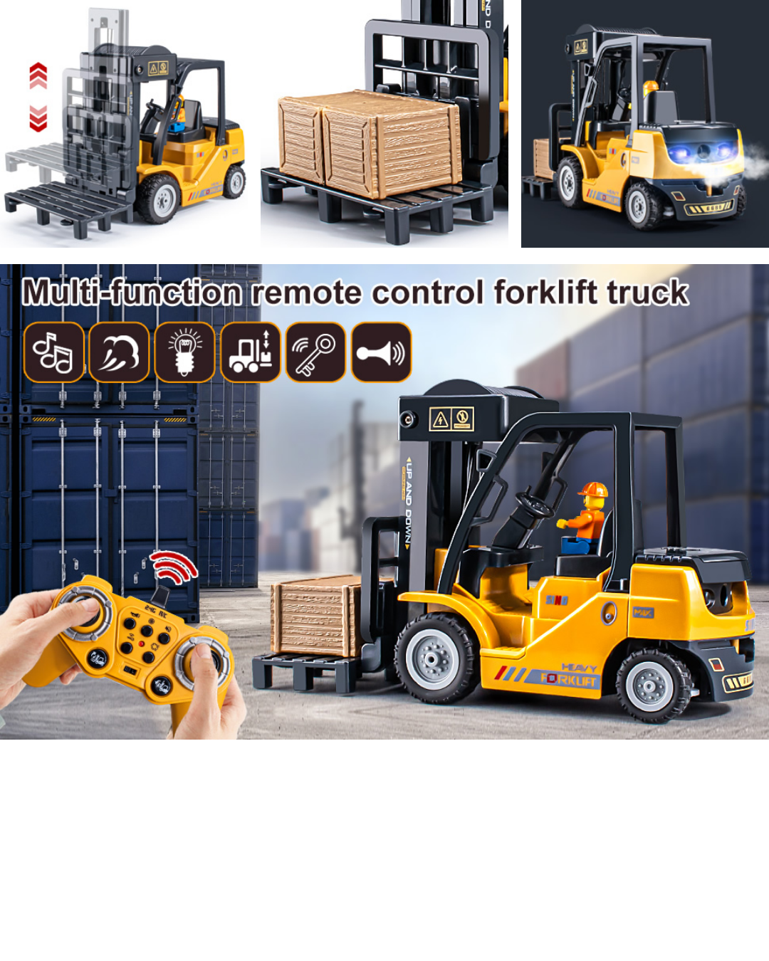 遙控工程叉車模型