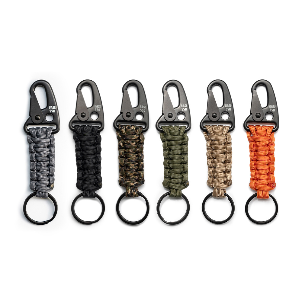 BASE550 單色傘繩鑰匙圈