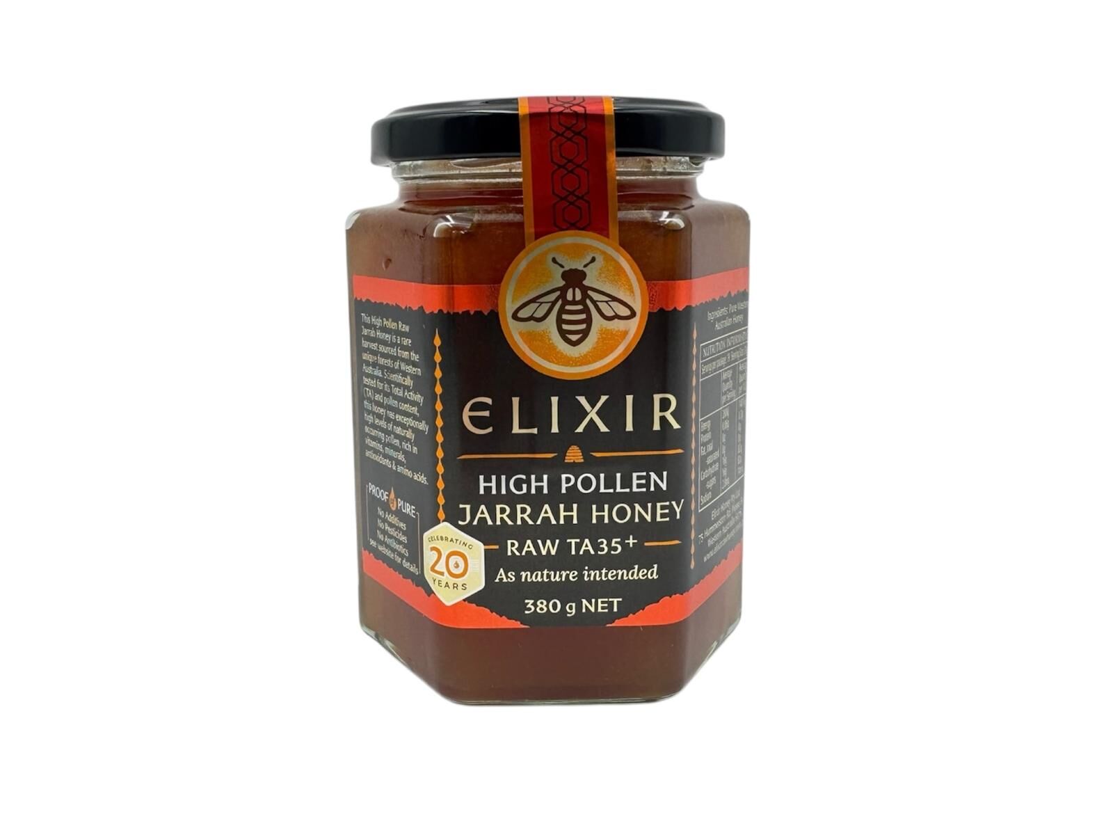 ELIXIR Bottle Brush オーストラリアの蜂蜜　380g✖️2本 Elixir Honey Store ELIXIR Bottle Brush オーストラリアの蜂蜜 380g