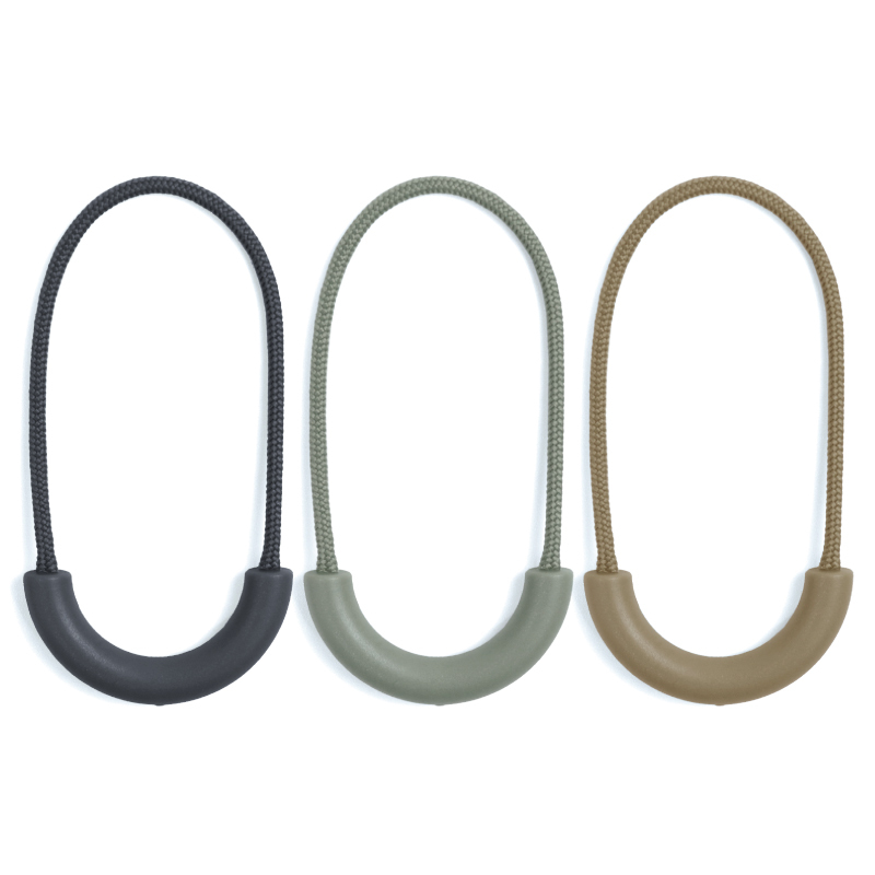 U 型拉鍊輔助拉繩