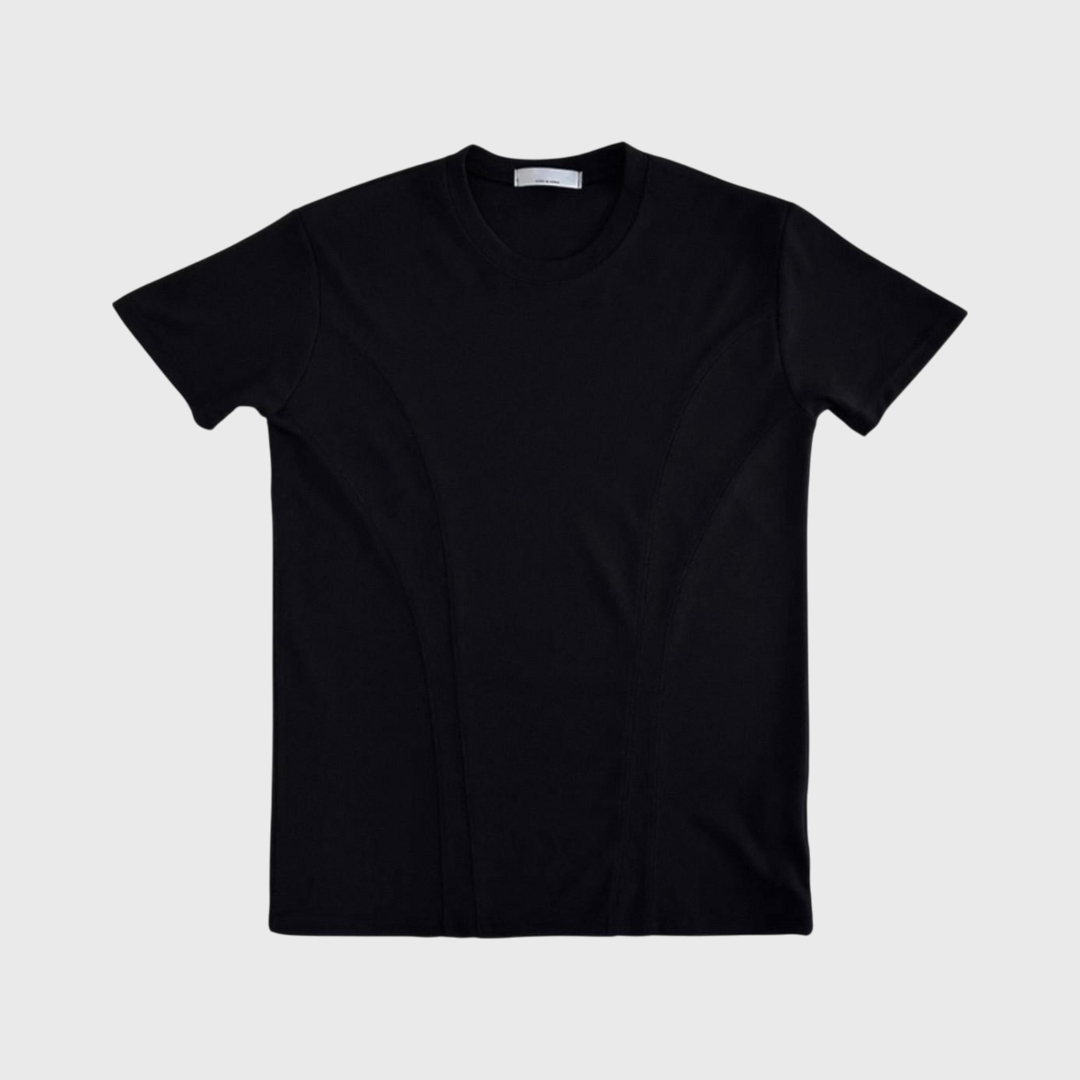 高彈力緊身反車拷克短T