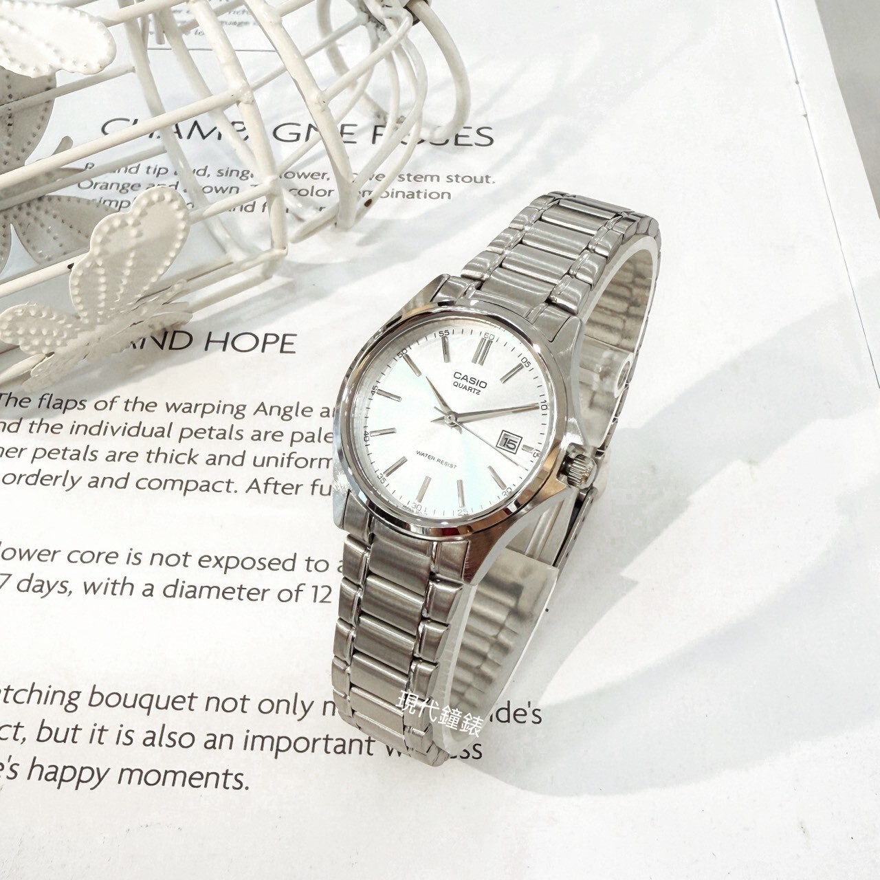 【CASIO 卡西歐】白面經典不鏽鋼女錶LTP-1183A-7A 28.5mm 現代鐘錶