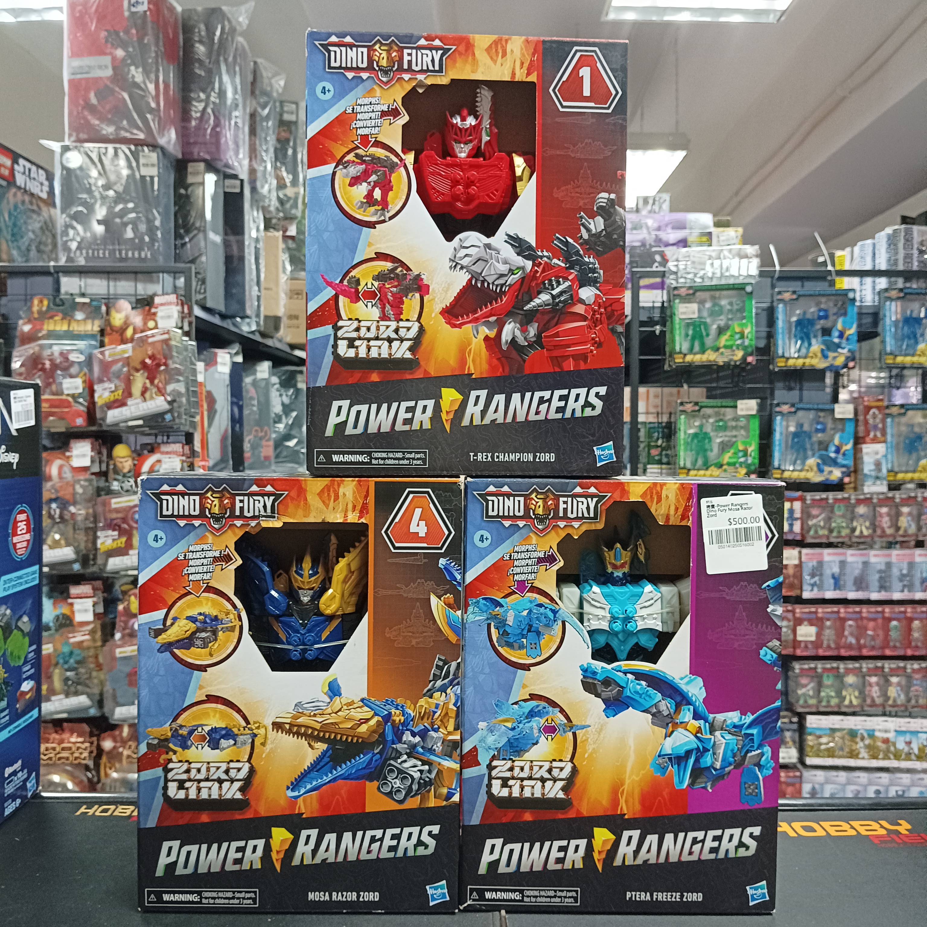 寄賣-Power Rangers Dino Fury Mosa Razor Zord