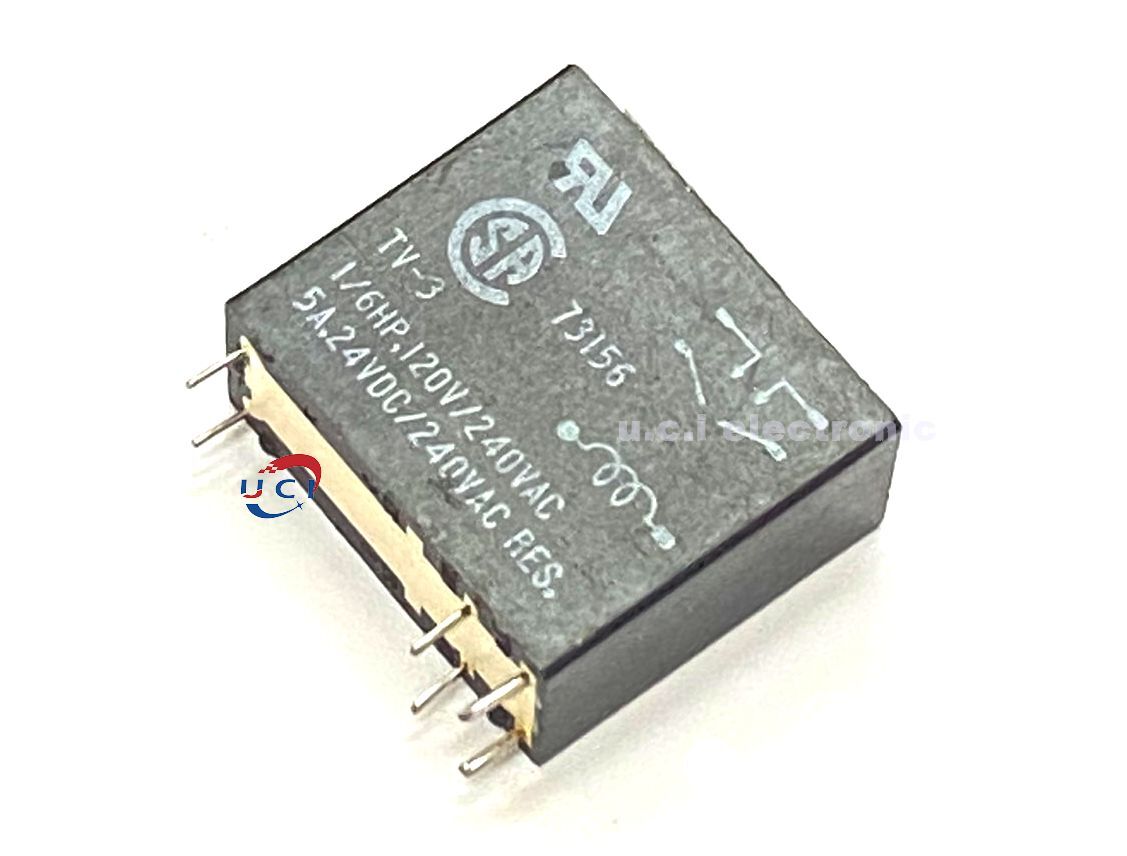 【UCI電子】(C-3-19)TAKAMISAWA全新繼電器B24MBU-510-24VDC 5A240VAC六腳兩常開