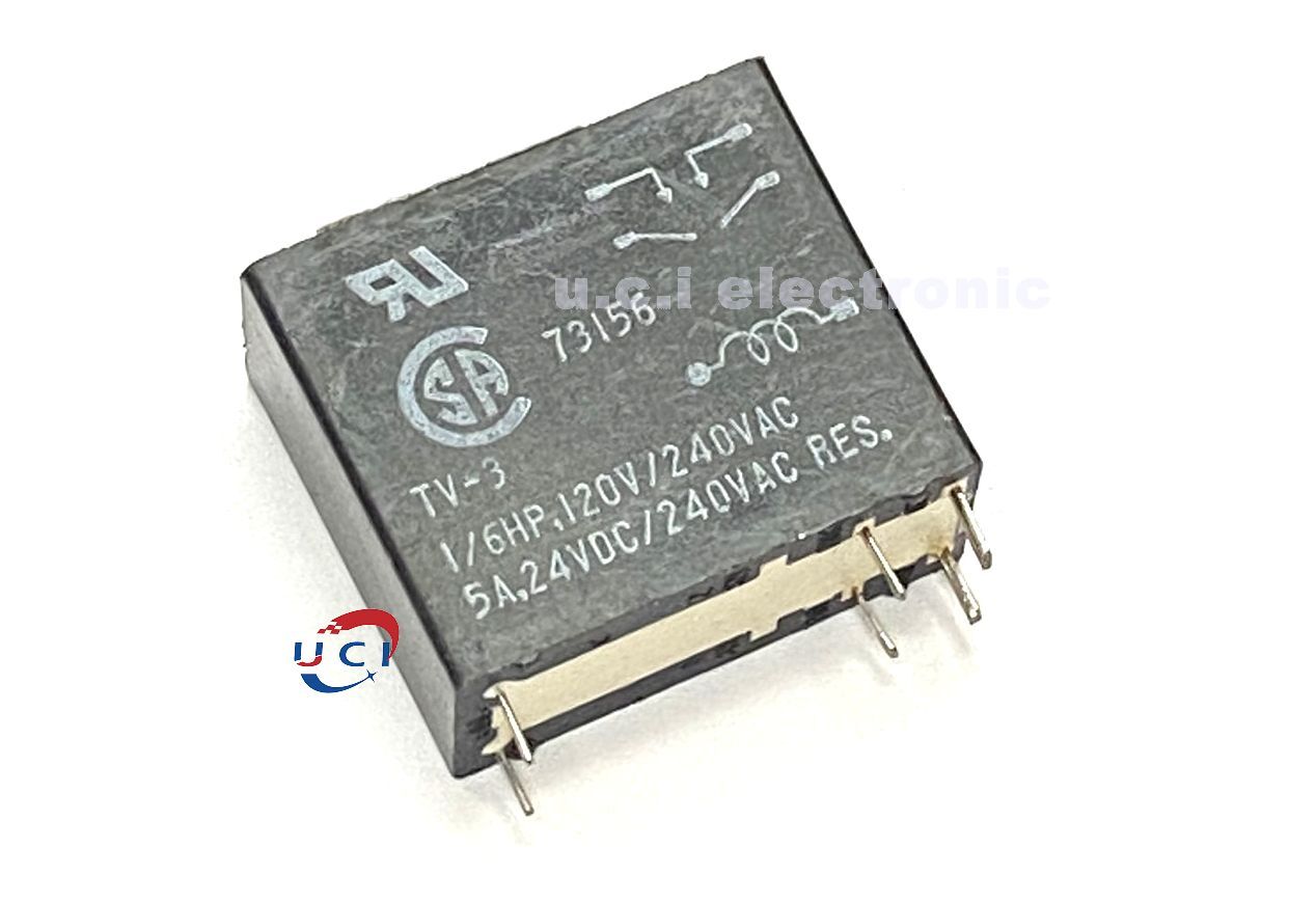 【UCI電子】(C-3-19)TAKAMISAWA全新繼電器B24MBU-510-24VDC 5A240VAC六腳兩常開